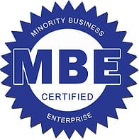 Minority Business Enterprise Certified badge